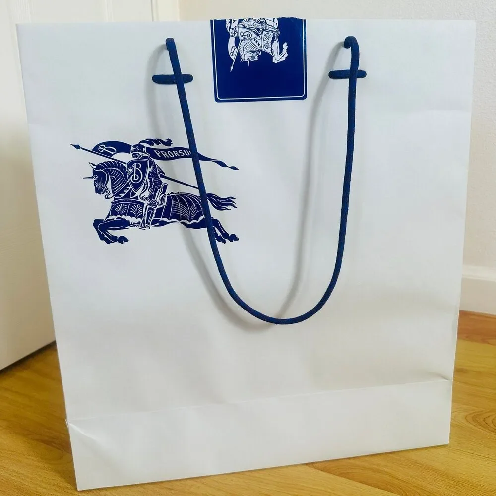 Burberry Paper Shopping Gift Bag Bundle - x2 large 18